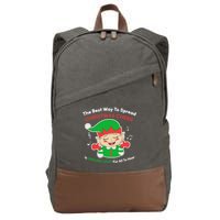 Best Way To Spread Christmas Cheer Is Singing Out Loud Cotton Canvas Backpack