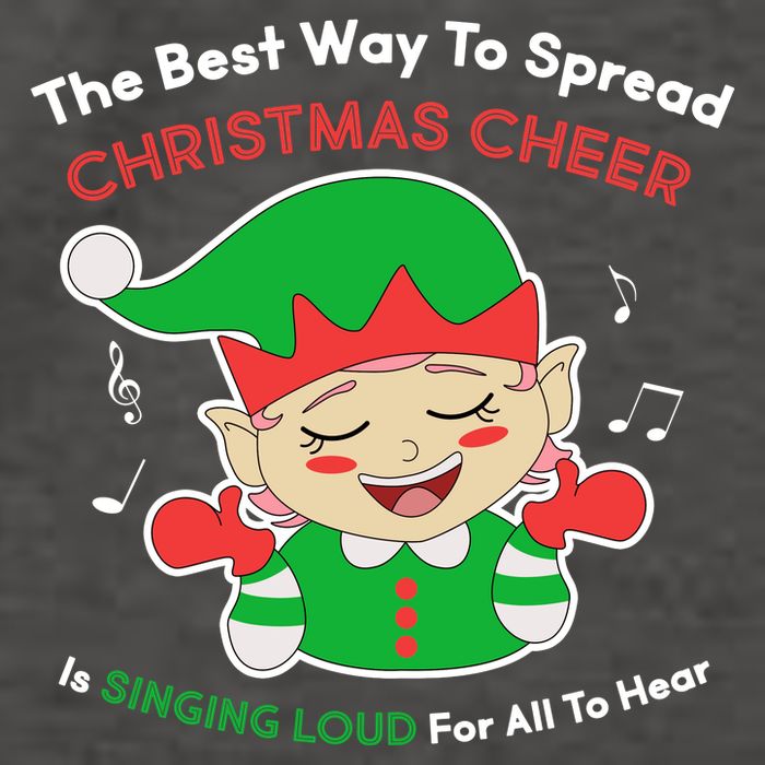 Best Way To Spread Christmas Cheer Is Singing Out Loud Vector Backpack