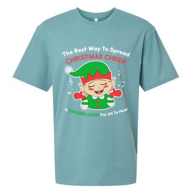 Best Way To Spread Christmas Cheer Is Singing Out Loud Sueded Cloud Jersey T-Shirt