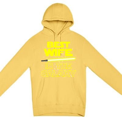 Best Wife In The Galaxy Premium Pullover Hoodie