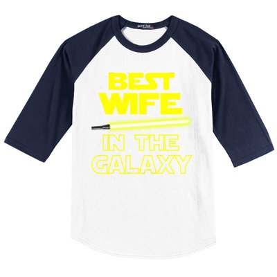 Best Wife In The Galaxy Baseball Sleeve Shirt