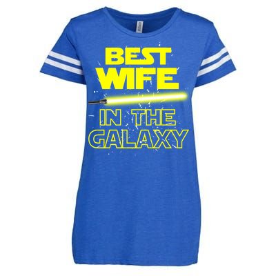 Best Wife In The Galaxy Enza Ladies Jersey Football T-Shirt