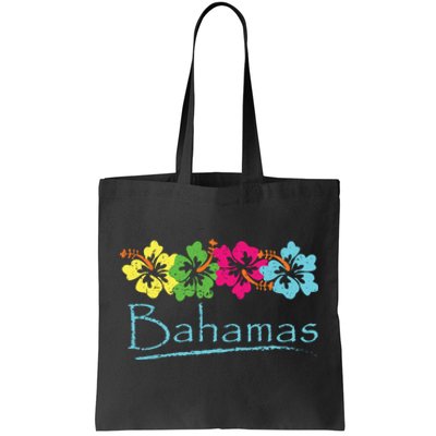 Bahamas Exotic Tropical Beach And Vacation Vintage Print Tote Bag