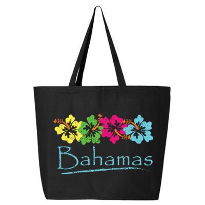 Bahamas Exotic Tropical Beach And Vacation Vintage Print 25L Jumbo Tote