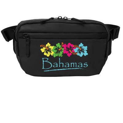 Bahamas Exotic Tropical Beach And Vacation Vintage Print Crossbody Pack