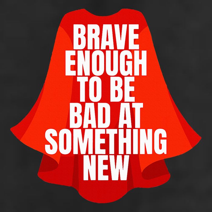 Brave Enough To Be Bad At Something New Cool Comfort Performance Bucket Hat