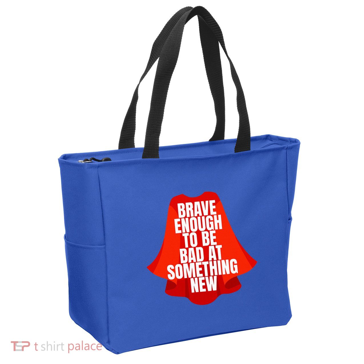 Brave Enough To Be Bad At Something New Zip Tote Bag