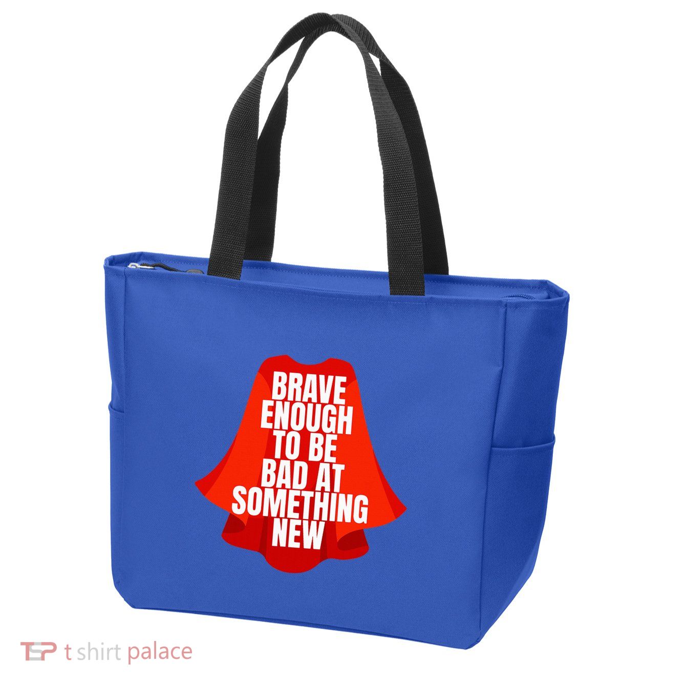 Brave Enough To Be Bad At Something New Zip Tote Bag