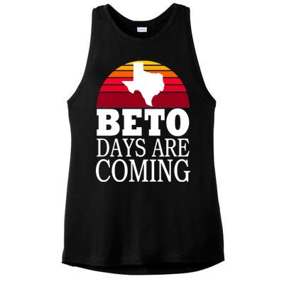 BETO Days Are Coming Ladies PosiCharge Tri-Blend Wicking Tank