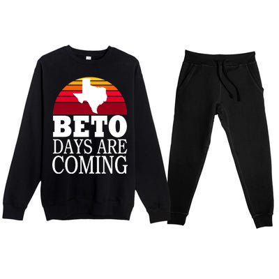 BETO Days Are Coming Premium Crewneck Sweatsuit Set