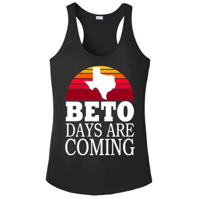 BETO Days Are Coming Ladies PosiCharge Competitor Racerback Tank