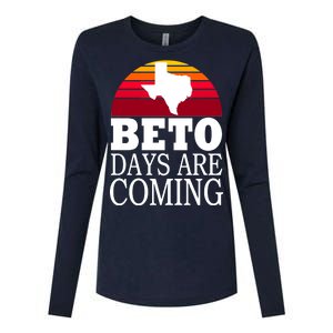 BETO Days Are Coming Womens Cotton Relaxed Long Sleeve T-Shirt