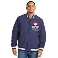 BETO Days Are Coming Insulated Varsity Jacket