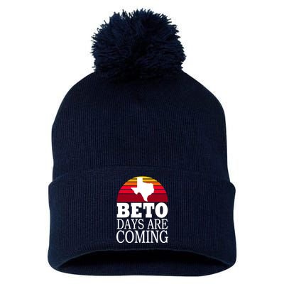 BETO Days Are Coming Pom Pom 12in Knit Beanie