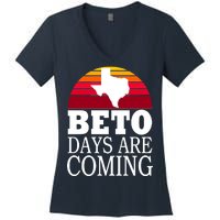 BETO Days Are Coming Women's V-Neck T-Shirt