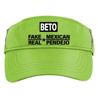 Beto Fake Mexican Real Pendejo Adult Drive Performance Visor