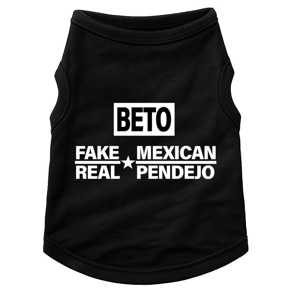 Beto Fake Mexican Real Pendejo Doggie Tank