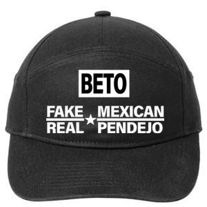 Beto Fake Mexican Real Pendejo 7-Panel Snapback Hat