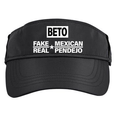 Beto Fake Mexican Real Pendejo Adult Drive Performance Visor