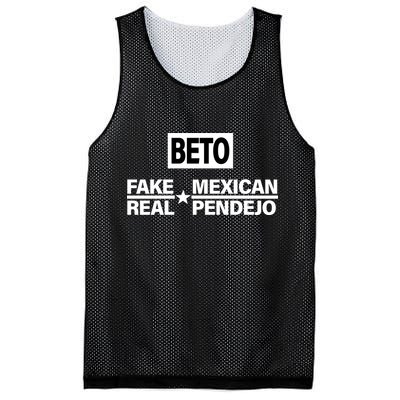 Beto Fake Mexican Real Pendejo Mesh Reversible Basketball Jersey Tank