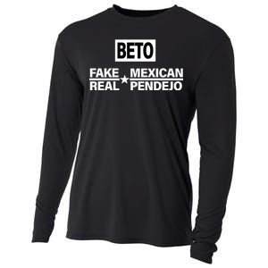 Beto Fake Mexican Real Pendejo Cooling Performance Long Sleeve Crew