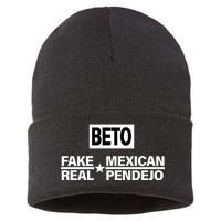 Beto Fake Mexican Real Pendejo Sustainable Knit Beanie