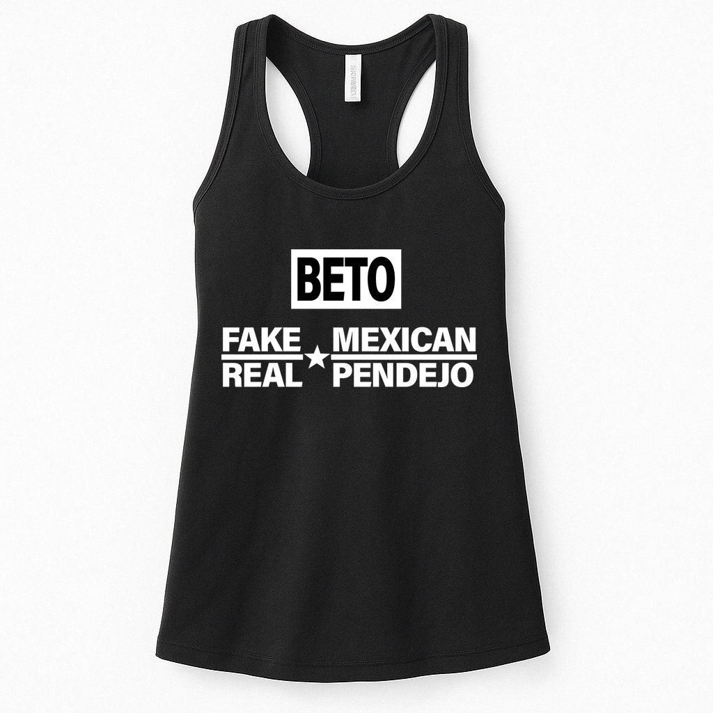 Beto Fake Mexican Real Pendejo Womens Tank Top