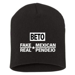 Beto Fake Mexican Real Pendejo Short Acrylic Beanie