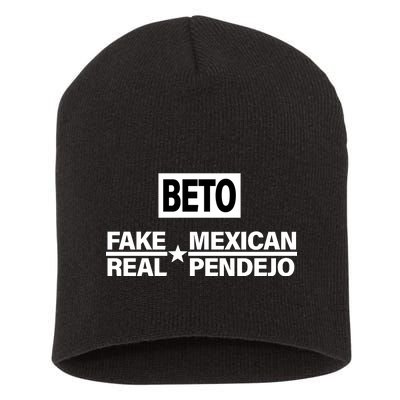 Beto Fake Mexican Real Pendejo Short Acrylic Beanie