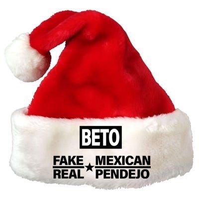 Beto Fake Mexican Real Pendejo Premium Christmas Santa Hat