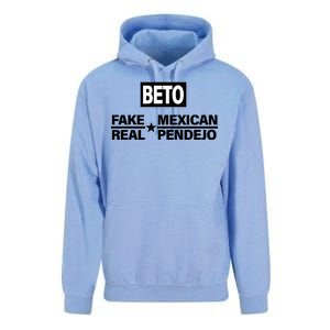 Beto Fake Mexican Real Pendejo Unisex Surf Hoodie