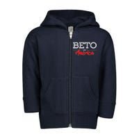 Beto For America Toddler Zip Fleece Hoodie