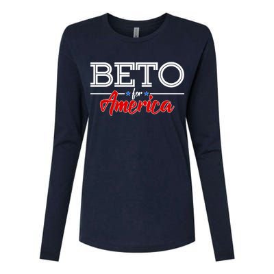 Beto For America Womens Cotton Relaxed Long Sleeve T-Shirt