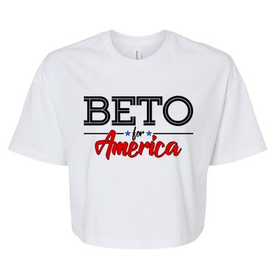 Beto For America Bella+Canvas Jersey Crop Tee