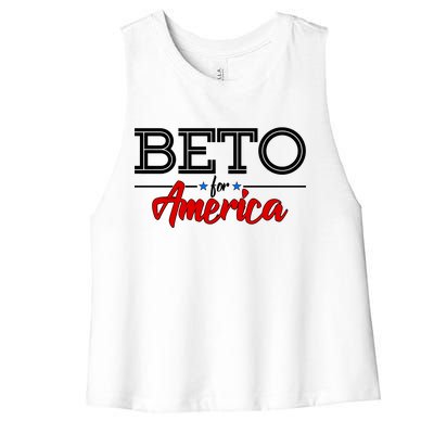 Beto For America Women's Racerback Cropped Tank