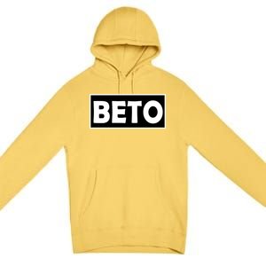 Beto For President Simple Logo  Premium Pullover Hoodie