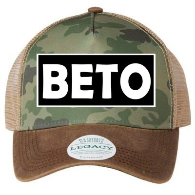 Beto For President Simple Logo  Legacy Tie Dye Trucker Hat