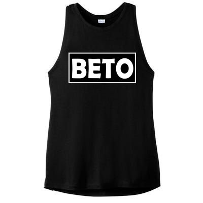 Beto For President Simple Logo  Ladies PosiCharge Tri-Blend Wicking Tank