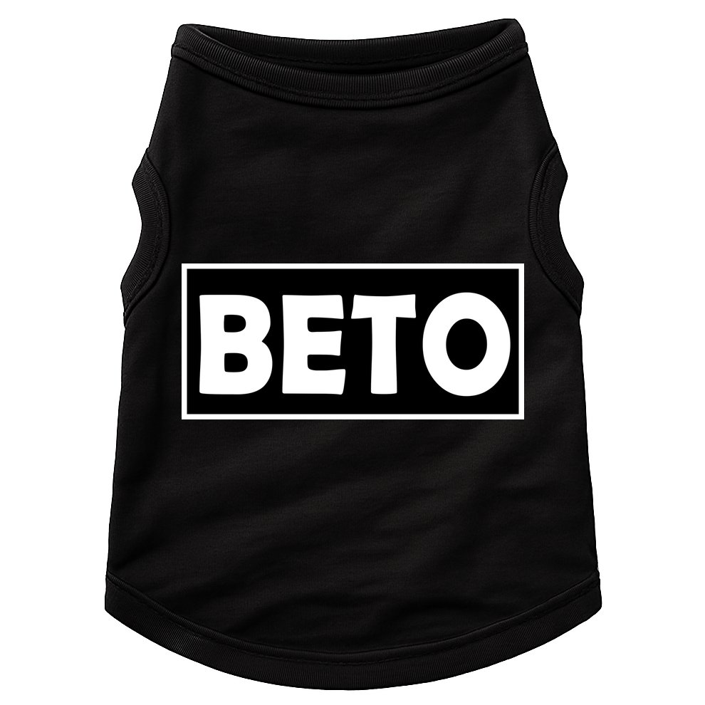 Beto For President Simple Logo  Doggie Tank