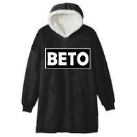 Beto For President Simple Logo  Hooded Wearable Blanket