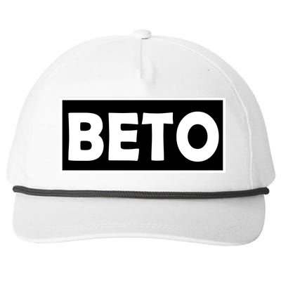 Beto For President Simple Logo  Snapback Five-Panel Rope Hat