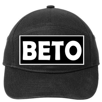 Beto For President Simple Logo  7-Panel Snapback Hat