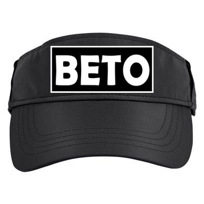 Beto For President Simple Logo  Adult Drive Performance Visor