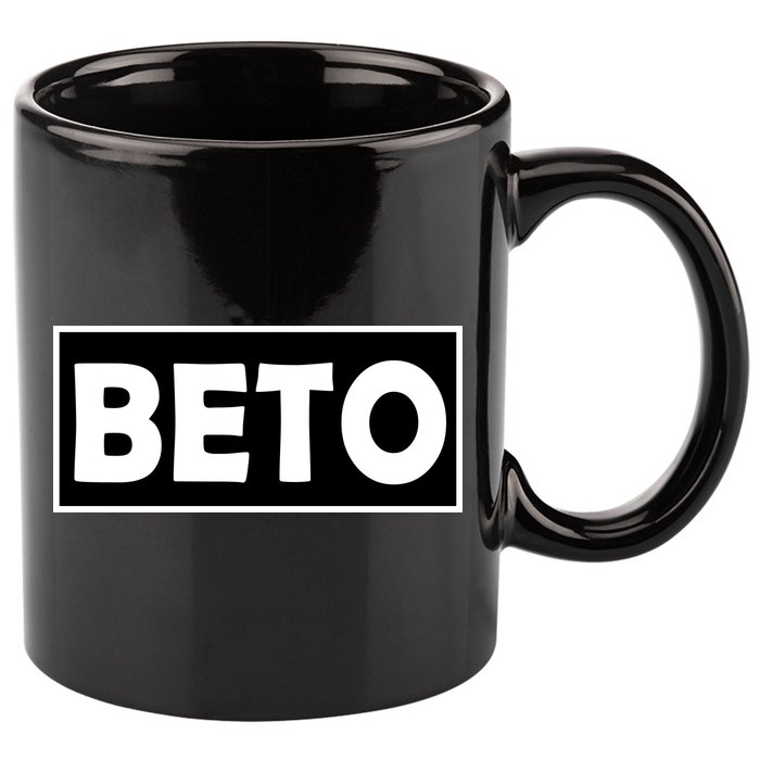 Beto For President Simple Logo  11oz C Handle Ceramic Mug