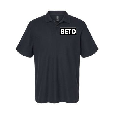 Beto For President Simple Logo  Softstyle Adult Sport Polo