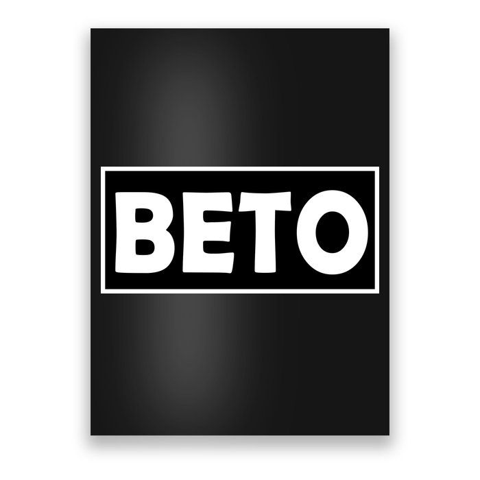 Beto For President Simple Logo  Poster