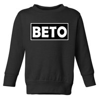 Beto For President Simple Logo  Toddler Sweatshirt