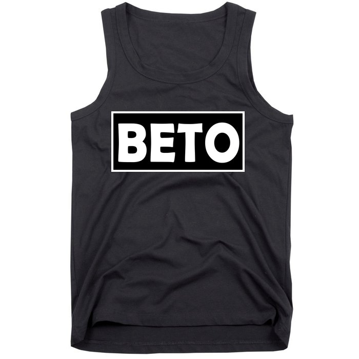 Beto For President Simple Logo  Tank Top