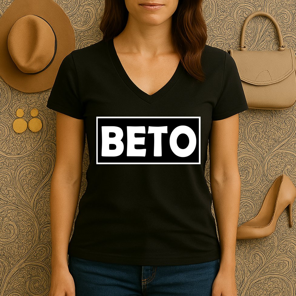 Beto For President Simple Logo  Women's V-Neck T-Shirt