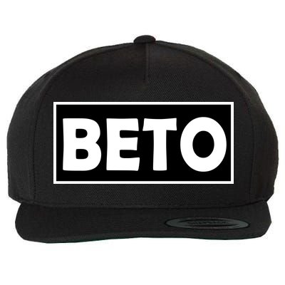 Beto For President Simple Logo  Wool Snapback Cap